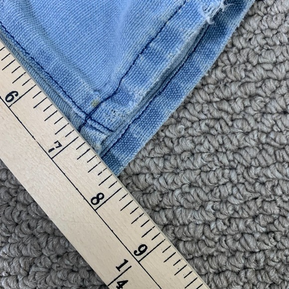 Guess Womens Shorts Size 3 Juniors Blue Light Wash Denim Cotton Linen Blend - Picture 9 of 14